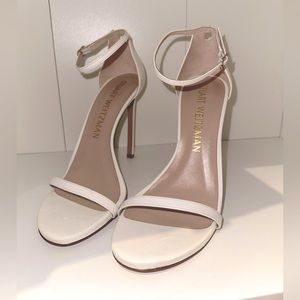 Stuart Weitzman - Nudist heel in White